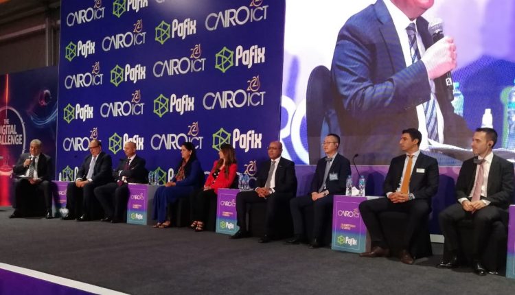 جانب من فعاليات معرض cairo ict