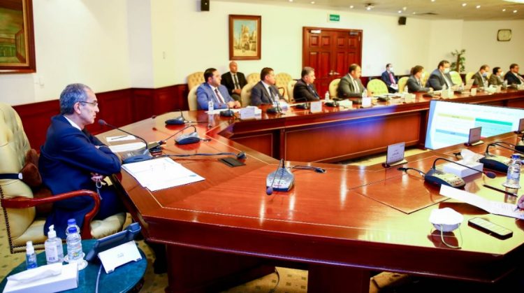 وزير الاتصالات خلال عرض الاستراتيجية الوطنية للأمن السيبراني (2022-2026)