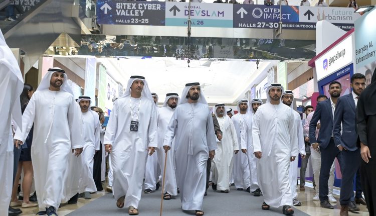 الشيخ محمد بن راشد يفتتح فعاليات معرض جيتكس جلوبال 2023