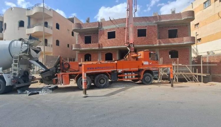 إيقاف وإزالة أعمال بناء مخالفة