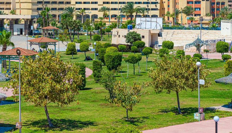 مسطحات خضراء بدمياط الجديدة