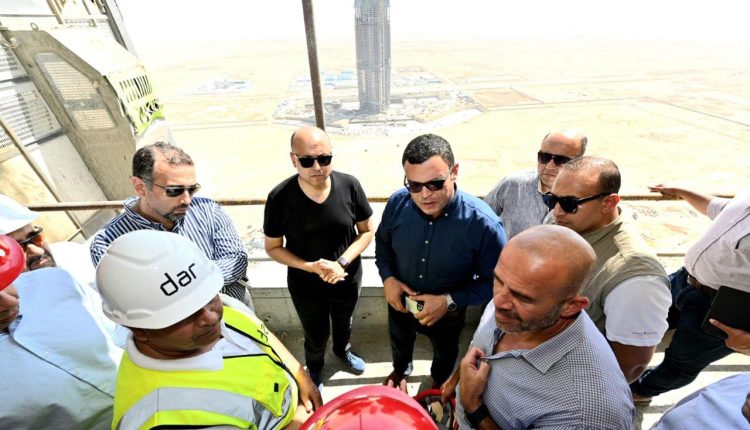 تفقد مشروع أبراج الداون تاون