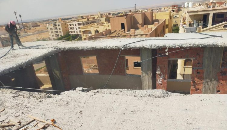 إزالة لأعمال بناء مخالف