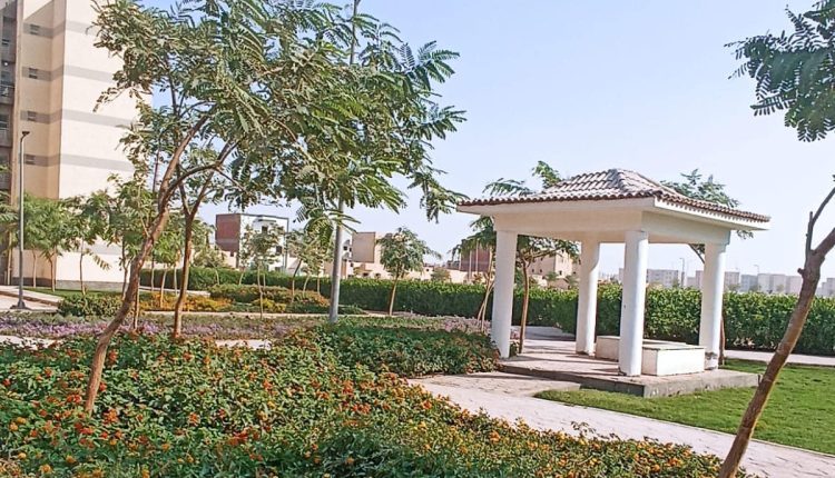 رفع كفاءة المسطحات الخضراء بالمدن الجديدة