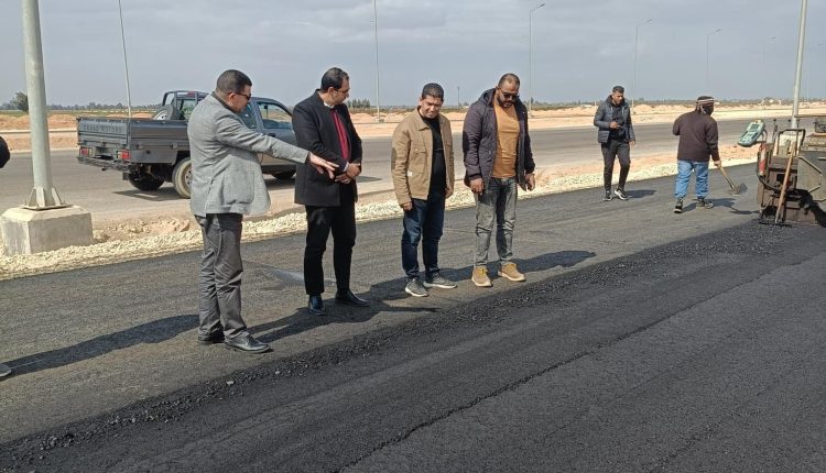 مشروعات المرافق والطرق بمدينة سفنكس الجديدة