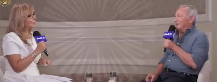 لقاء سميح ساويرس مع لميس الحديدي