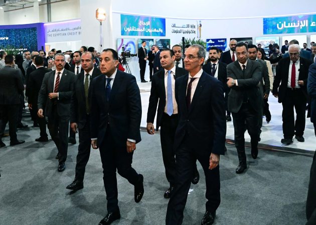 جانب من فعاليات افتتاح معرض كايرو آي سي تي
