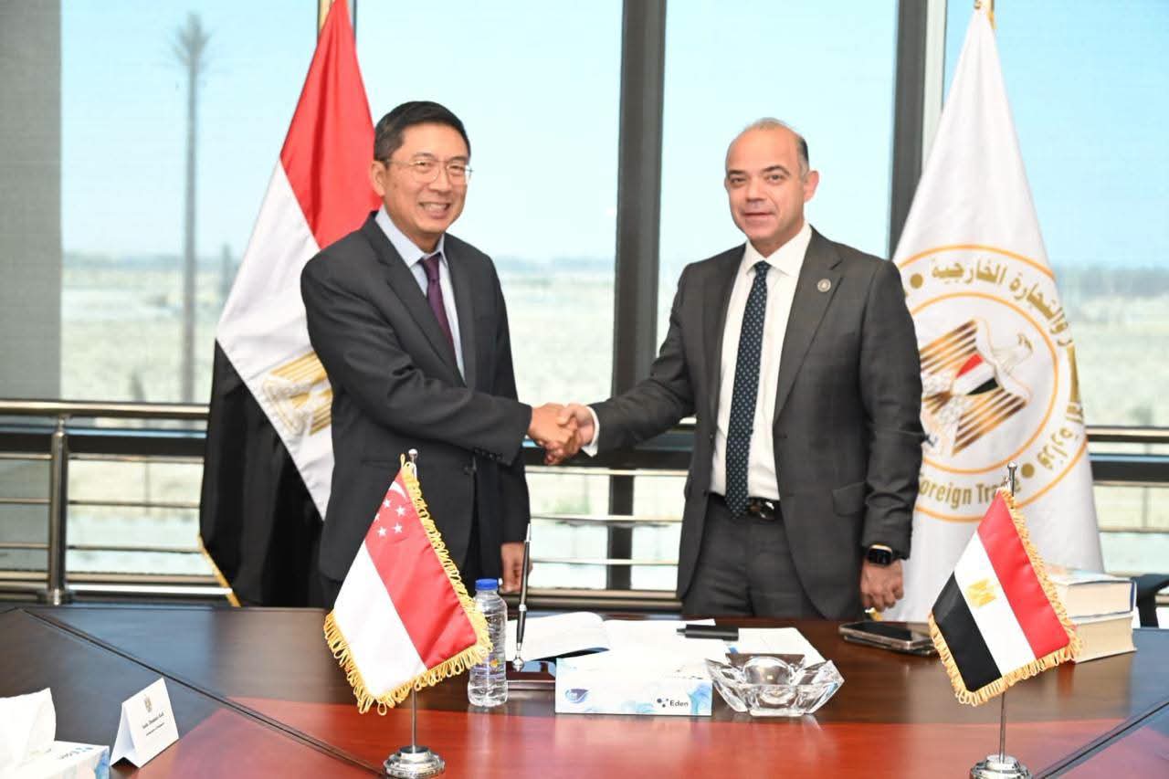 Egypt and Singapore Discuss Strengthening Cooperation in Digital Transformation and Logistics